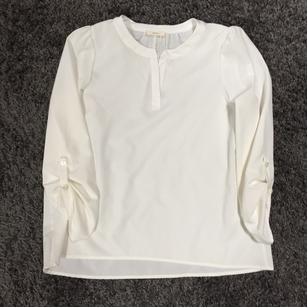 Girl's Ivory Blouse XL/16